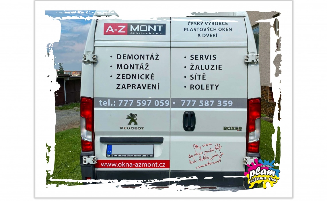dodávka az mont